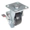 Vestil Rubber Swivel With Brake Caster 4 In. Diameter x 2 In. Width 551 Lb. Capacity Black/Gray CST-VE-4X2MRA-SWB - alternate 7